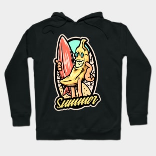 banana surfing Hoodie